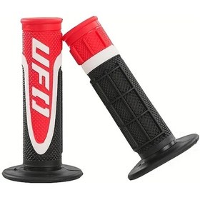 Resim Hightower Kawasaki Suzuki Honda İçin 22-24mm Universal Motosiklet Atv Gidon Kırmızı 