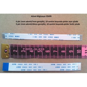 Resim Hp Dv6-1235Et Dv6-1365Et Dv6-1333Et Dv6-2175Et Power Flex kablosu ve Multimedia Flex Kablosu Seti 6-1-10A 9-1-10B 