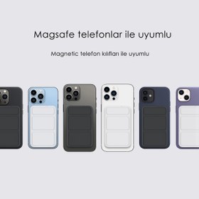 Resim SWORD Magsafe Powerbank 7000mAh 20W Hızlı Şarj Standlı ve Taşınabilir iPhone ve Android Uyumlu 