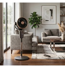 Resim Cata Ct 3040 Turbolu 60W Ayaklı Vantilatör Bakır Motor Sesli Komutlu 8" 