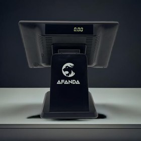 Resim Afanda AF-1703 i5 8GB 120 SSD 8 Karakter Müşteri Göstergeli Dokunmatik Pos Bilgisayar Terminal 
