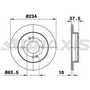 Resim BRAXIS Arka Fren Dısk Aynası I10 Pıcanto 1.0 / 1.1 2004 