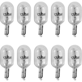 Resim Mystique Araba T10 12V 5W 168 194 W5W Halojen Ampul Gösterim Kümesi Gösterge Gösterge Lambası Okuma Işıkları, 10 Paket Sıcak Beyaz (Yurt Dışından) 