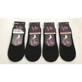 Resim Bonbonetti Vip 12'li Kadın Görünmez Babet Çorap Siyah - Beyaz - Gri 