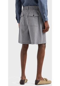 Resim Emporio Armani Erkek Short 3D1Pe2 1Npız 06F8 Gri-Beyaz Gri - Beyaz 