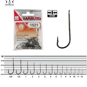 Resim Maruto 1521 Bn Siyah Nikel Olta İğnesi No:5 - Standart 