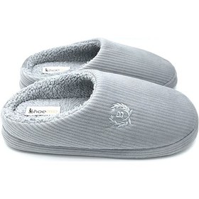Resim Shoemio Bogart Erkek Ev Terliği Gri 