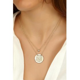 Resim Duke Nickle 2'li Nazar Duası Kürsi Kolye 