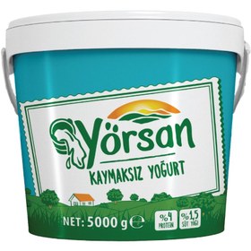 Resim Yörsan Yarım Yağlı Yoğurt 5 Kg 