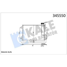 Resim Kale 345550 - Klima Kondenseri Scenıc I 99-03 1.4 16v-2.0 16v-1. 