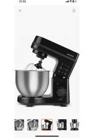 Resim Karaca Maestrochef Stella Stand Mikser Siyah 1500W 