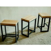 Resim Abronya Metal Ahşaplı Tabure Tabure Modelleri Doğal Ahşaplı Tabure 1 Adet 