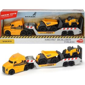 Resim 203725005 Dickie Toys Mack Volvo Micro Builder Truck 