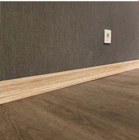 Resim Laminant Parke Süpürgelik 6cm Silver Bambu 4141 