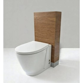 Resim Isvea - Soluzione Ahşap Rezervuarlı Btw Klozet Seti Kapak Dahil Outlet - 10SZ1001SVTK- 