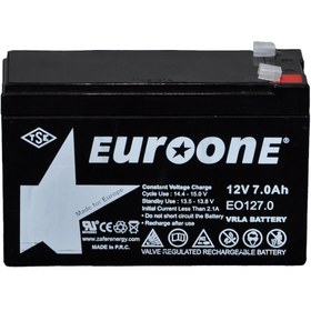 Resim EUROONE EO127.0 12 VOLT - 7 AMPER AKÜ (150 X 65 X 90 MM) 