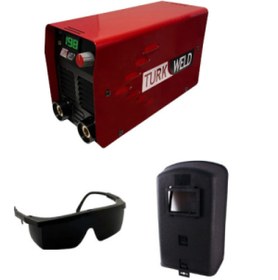 Resim Türkdem Turkweld T200 İnverter Kaynak Makinesi+Fiber El Maskesi+Baymax S-400 Füme Kaynak Gözlüğü 