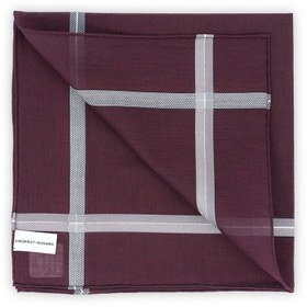 Resim Chevron Bordeaux Cep Mendili 
