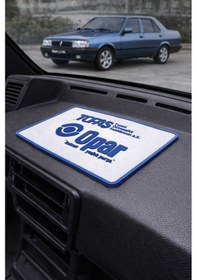 Resim Tofaş Torpido Üstü Kaydırmaz Ped Opar Logolu 20x13.5 Cm 