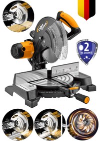 Resim Lieber German Maxstar 1100 Watt Bakır Sargılı 255 mm 90° Açılı Gönye Ahşap Metal Kesme Makinesi 