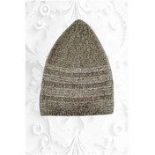 Resim Kadife Takke Kaliteli Namaz Takkesi Taş Rengi 