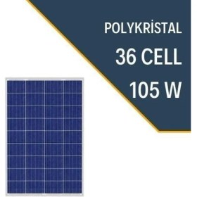 Resim Lexron 105 W Polykristal Güneş Paneli 