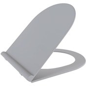 Resim Bocchi Pure Slim Klozet Kapağı Yavaş Kapanır Mat Gri A0330 - 006 