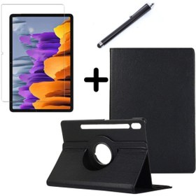 Resim Dolia Samsung Galaxy Tab S8 Plus 12.4" Sm-x800/sm-x806 Tablet Kılıfı + Nano Ekran Koruyucu + Kalem Seti 