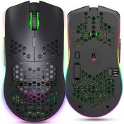 Resim Wenlin Hallow Hxsj T66 Rgb 2.4g Kablosuz Oyuncu Mouse - Oyun Performansı Ve Renkli Aydınlatma T66 