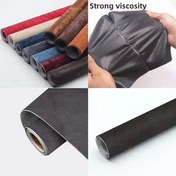 Resim 1 rulo kendinden yapışkanlı süet, 50x150 cm - çok renkli peluş süet, araba iç mekan restorasyonu ve kanepe tamiri için - kolay uygulanır, kuru temizleme 
