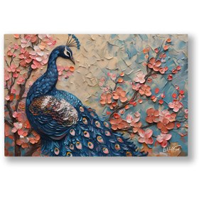 Resim Daldaki Tavus Kuşu - 100x70 