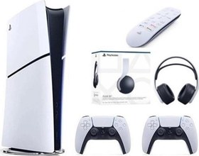 Resim Playstation 5 Slim Dijital Edition 1TB +2.Dualsense + Media kumanda +3D PLUS KULAKLIK 
