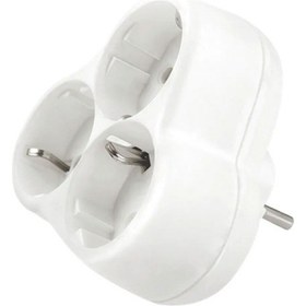 Resim Depa Topraklı Papatya Golyat Fiş Priz 3'lü Beyaz 0 