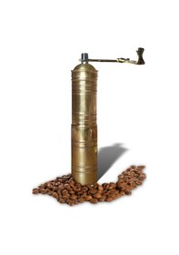 Resim Binbir Trend Pirinç Kahve Değirmeni ve Baharat Değirmeni Btb-890 