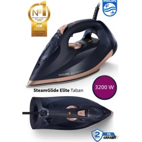 Resim Philips 7500 Serisi Performans Steamglide Elite Taban Ütü 260G Şok Buhar 55G/DK Sürekli Buhar 3200W Güçlü 