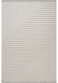 Resim Kaşmir Halı İskandinav Rune White 80x300 CM Salon Mutfak Halısı Yolluk Kilim 