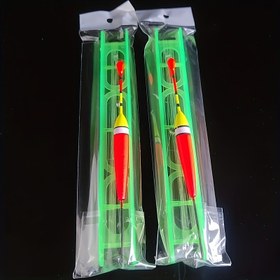 Resim Karışık Renkli Köpük ve PA (Poliamid, Naylon) Balıkçılık Dizisi saç tokası Yem Kiti Yüzen Bobber ile 