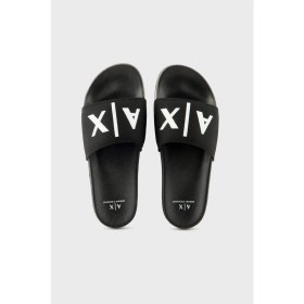 Resim Armani Exchange Logolu Terlik Erkek Terlik XUP001 XV820 S277 