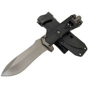 Resim Zero Error Tactical 7 40 Siyah Outdoor Bıçak 27cm - Siyah Sap, Magnezyum Çubuklu, Kılıflı Çok Renkli 