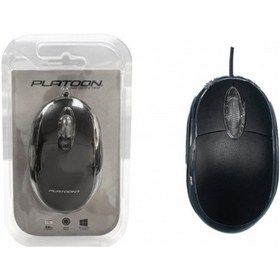 Resim Platoon Pl-1076 Usb Siyah 1200dpi Optik Mouse Pl-1076 