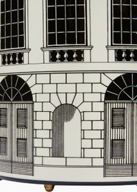 Resim Architettura Dekoratif İtalyan Tasarımı, Şemsiye Standı - Beyaz 