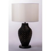 Resim Maral Tasarım Mermer Desenli Abajür MT-D101M-B 