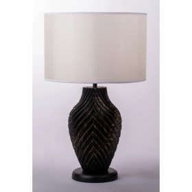 Resim Maral Tasarım Mermer Desenli Abajür MT-D101M-B 