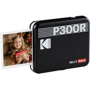 Resim Kodak Mini 3 Retro Mobil Fotoğraf Yazıcısı (7,6x7,6cm) - Siyah 