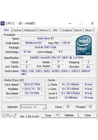 Resim Koodmax Intel Xeon Processor E7-8837 İşlemci 24M Cache 2.66 Ghz Soket1567 