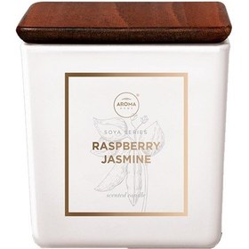 Resim Aroma Home Soya Series Kokulu Mum Raspberry Jasmine 155 G 