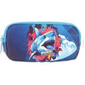 Resim Kaukko Kids 3 Bölmeli Layer Shark Kalem Çantası 