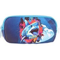 Resim Kaukko Kids 3 Bölmeli Layer Shark Kalem Çantası 