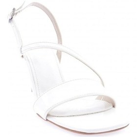 Resim Dgn 705-2164-23y Kadin Kare Burun Çapraz Bantli Topuklu Sandalet 705-2164-R0277 Beyaz 