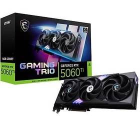 Resim MSI VGA GEFORCE RTX 5060 TI 16G GAMING TRIO RTX5060TI 16GB GDDR7 128B DX12 PCIE 5.0 X16 (3XDP 1XHDMI) 